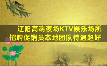 辽阳高端夜场KTV娱乐场所招聘促销员本地团队待遇超好